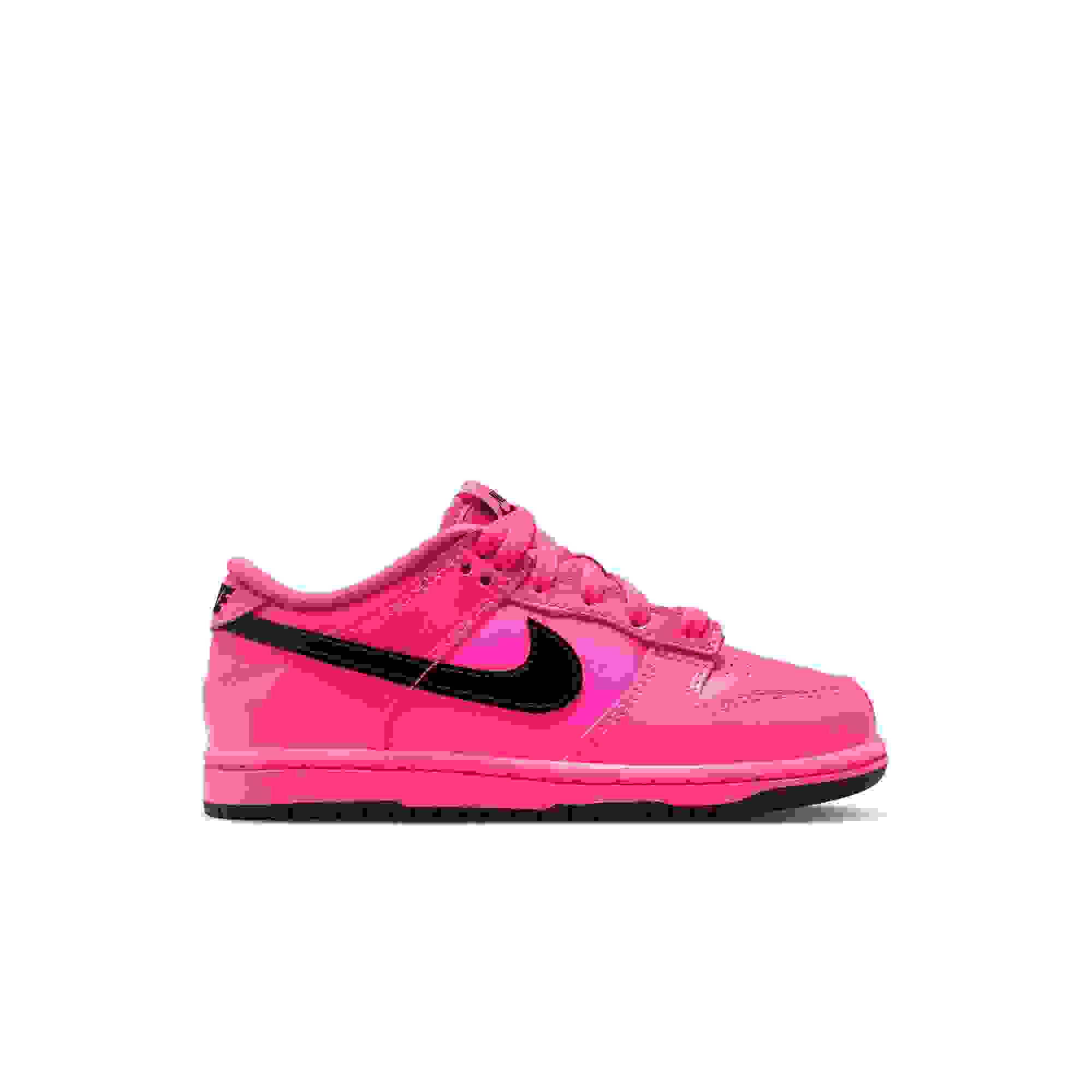 Nike Dunk Low SE Preschool Girls' "Pink Blast/Black" Shoe
